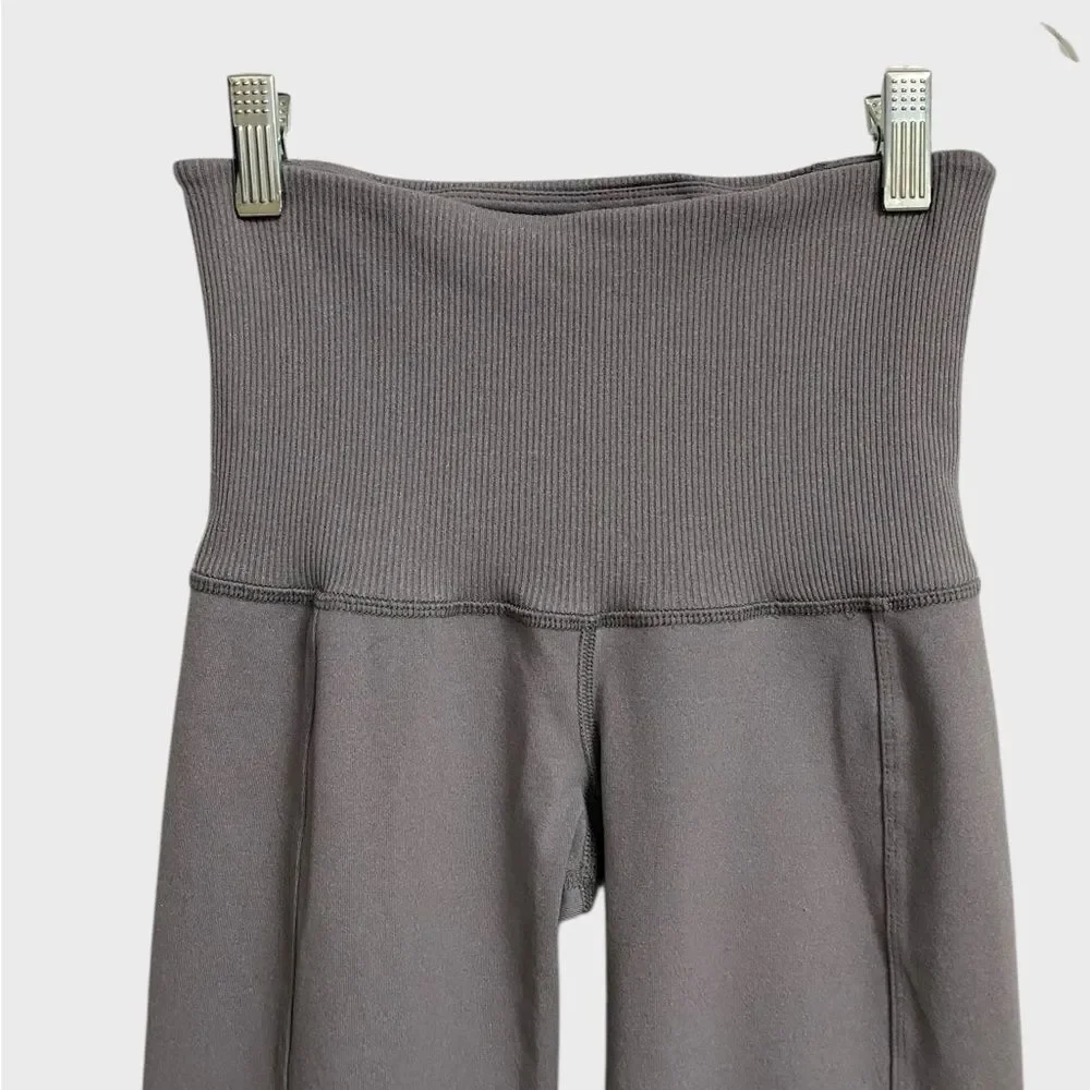 Karma Athletics Yama Leggings Tights Women's Size XS-S Heathered Grey Yoga Gym